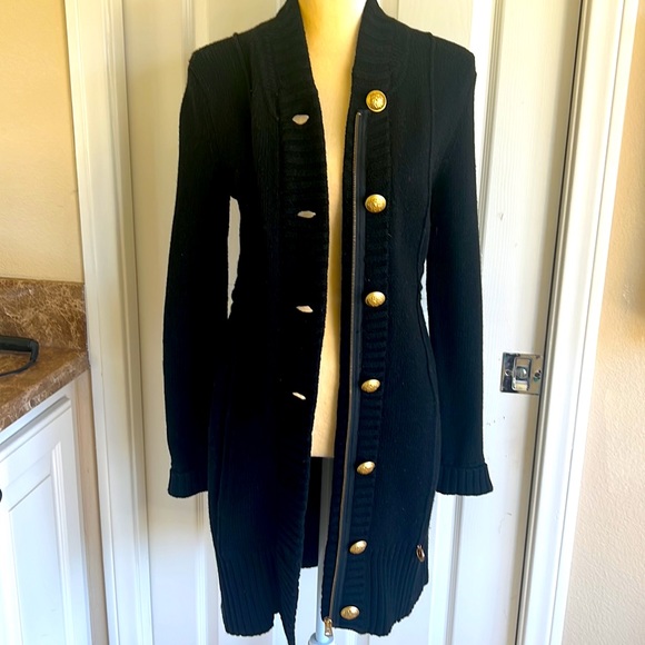 Wool and cashmere cardigan by Armani Exchange, sz S - Picture 5 of 9